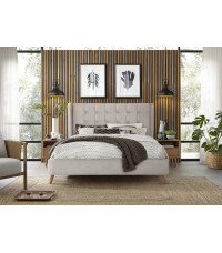 ESTELLA 160 cm łóżko beżowy (4p1szt)