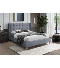 ESTELLA 160 cm łóżko popielaty (4p1szt)