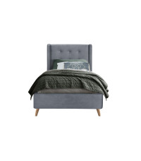 ESTELLA 90 cm łóżko popielaty (4p1szt)