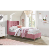 ESTELLA 90 cm łóżko różowy (4p1szt)