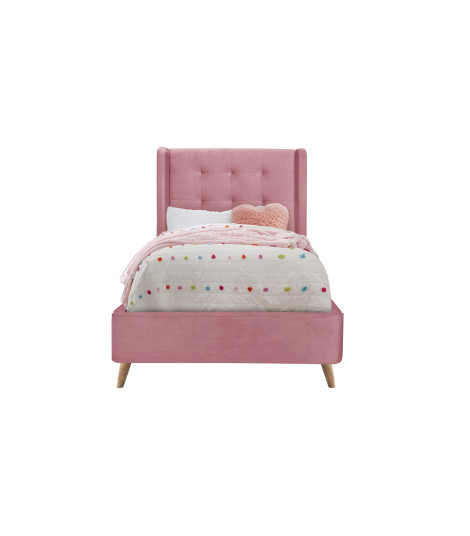 ESTELLA 90 cm łóżko różowy (4p1szt)