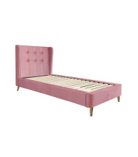 ESTELLA 90 cm łóżko różowy (4p1szt)