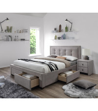 EVORA łóżko beżowy (6p1szt)