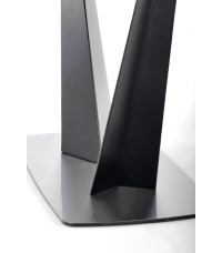 FANGOR stół rozkładany, blat - ciemny popiel, podstawa - czarny (3p1szt)