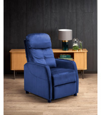 FELIPE 2 fotel wypoczynkowy granatowy (2p1szt)