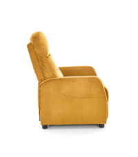 FELIPE 2 fotel wypoczynkowy musztardowy (2p1szt)