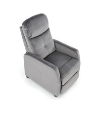 FELIPE 2 fotel wypoczynkowy popielaty (2p1szt)