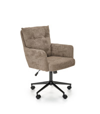 FLORES fotel obrotowy, jasny brąz (1p1szt)