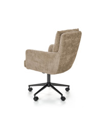 FLORES fotel obrotowy, jasny brąz (1p1szt)