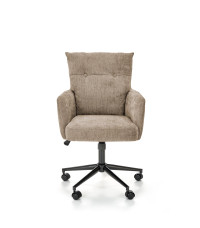 FLORES fotel obrotowy, jasny brąz (1p1szt)