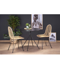 FONDI stół okrągły czarny (1p1szt)