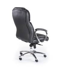 FOSTER fotel gabinetowy czarny - skóra