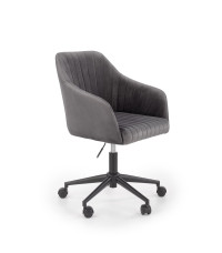 FRESCO fotel młodzieżowy popielaty velvet (1p1szt)