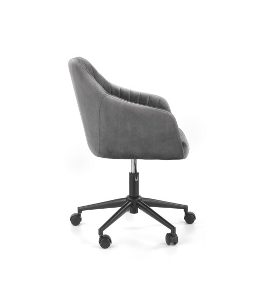 FRESCO fotel młodzieżowy popielaty velvet (1p1szt)