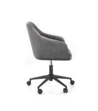 FRESCO fotel młodzieżowy popielaty velvet (1p1szt)