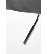 FRESCO fotel młodzieżowy popielaty velvet (1p1szt)