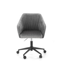 FRESCO fotel młodzieżowy popielaty velvet (1p1szt)