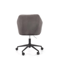 FRESCO fotel młodzieżowy popielaty velvet (1p1szt)