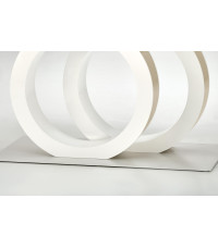 GALARDO stół rozkładany, biały / złoty (3p1szt)