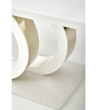 GALARDO stół rozkładany, biały / złoty (3p1szt)