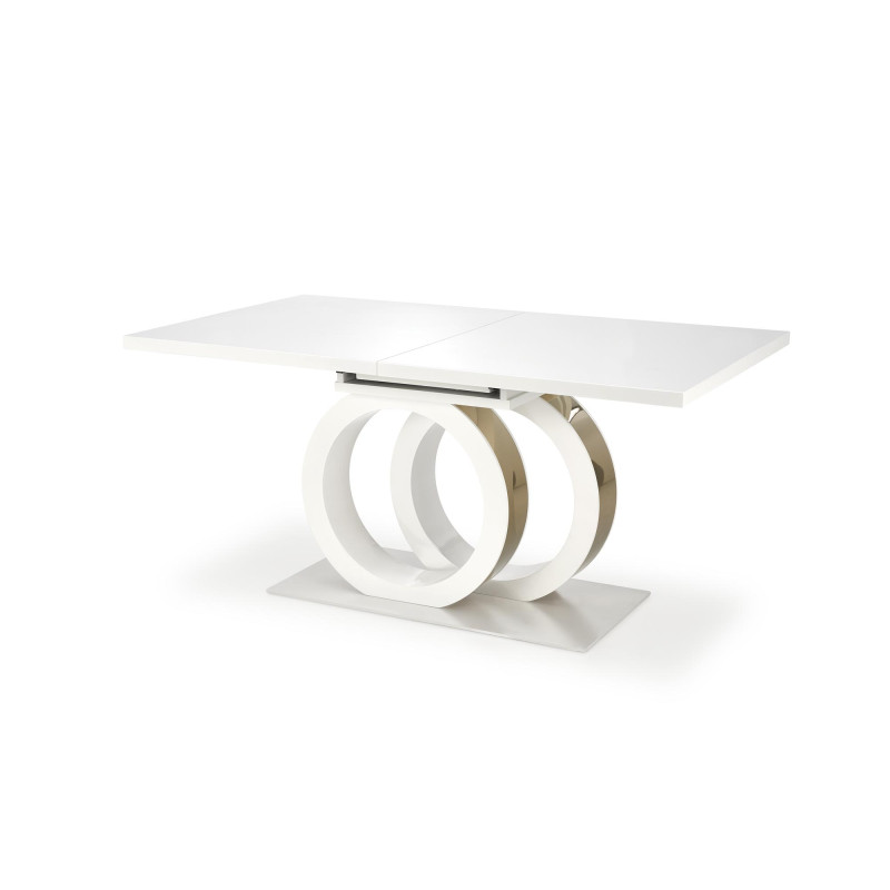 GALARDO stół rozkładany, biały / złoty (3p1szt)