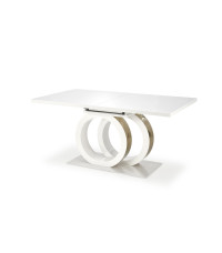 GALARDO stół rozkładany, biały / złoty (3p1szt)