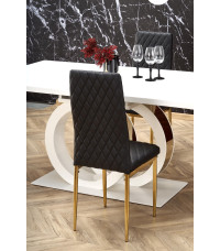 GALARDO stół rozkładany, biały / złoty (3p1szt)