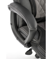 GANDALF fotel gabinetowy czarny / popielaty (1p1szt)