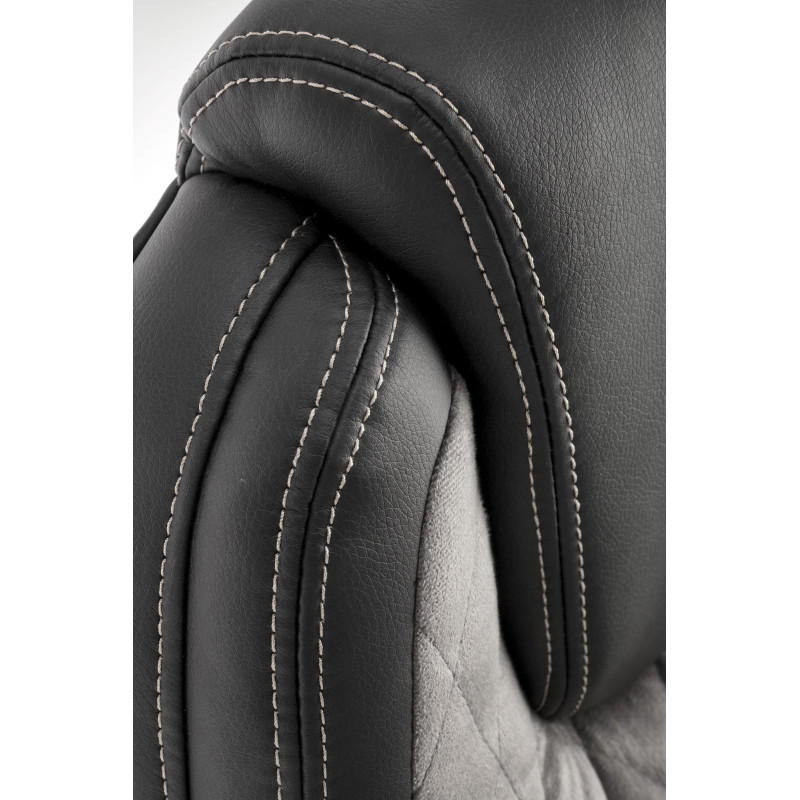 GANDALF fotel gabinetowy czarny / popielaty (1p1szt)