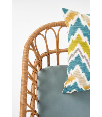 GARDENA 2S fotel podwójny czarny / naturalny / popielaty (1p1szt)