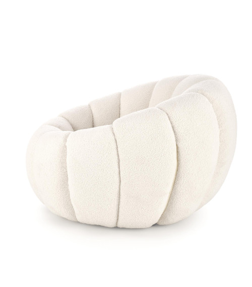 GASPAR fotel wypoczynkowy kremowy (1p1szt)