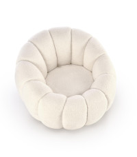 GASPAR fotel wypoczynkowy kremowy (1p1szt)