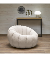 GASPAR fotel wypoczynkowy kremowy (1p1szt)