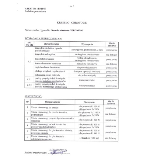 GERONIMO fotel gabinetowy czarny (1p1szt)