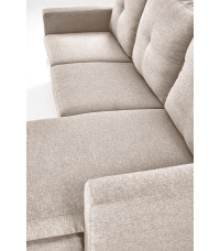 GERSON sofa z podnóżkiem beżowy (1p1szt)