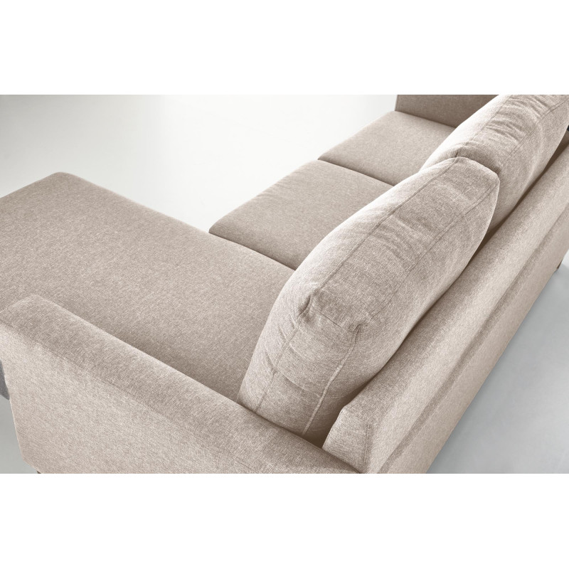 GERSON sofa z podnóżkiem beżowy (1p1szt)