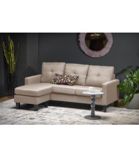 GERSON sofa z podnóżkiem beżowy (1p1szt)