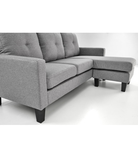GERSON sofa z podnóżkiem popielaty (1p1szt)