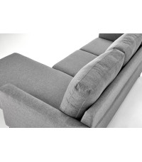 GERSON sofa z podnóżkiem popielaty (1p1szt)