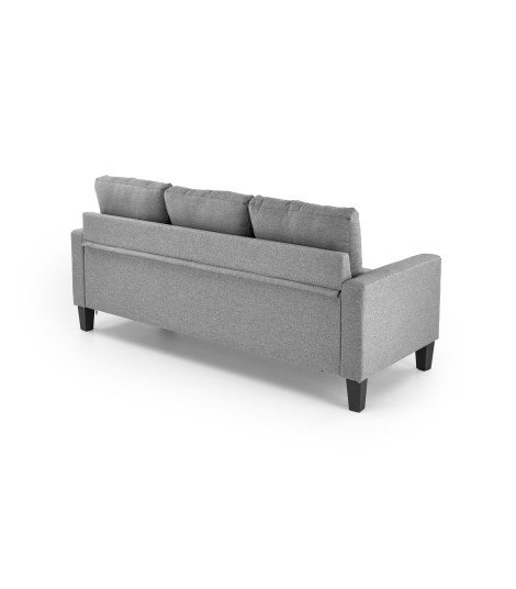 GERSON sofa z podnóżkiem popielaty (1p1szt)