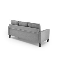 GERSON sofa z podnóżkiem popielaty (1p1szt)