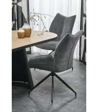 GIACOMO stół rozkładany, blat - naturalny, noga - czarny (2p1szt))