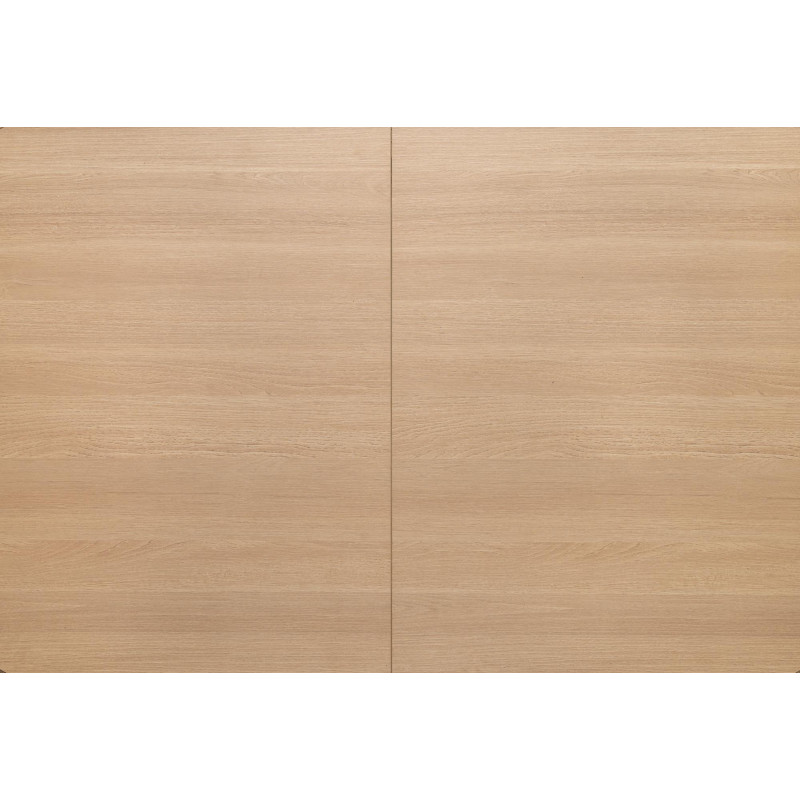 GIACOMO stół rozkładany, blat - naturalny, noga - czarny (2p1szt))