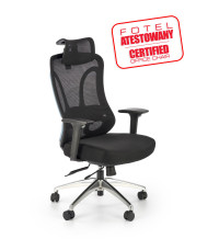 GILBERTO fotel gabinetowy czarny (1p1szt)