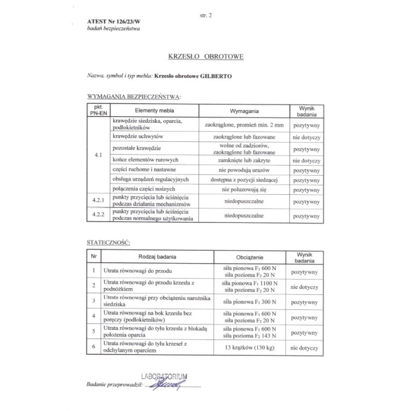 GILBERTO fotel gabinetowy czarny (1p1szt)
