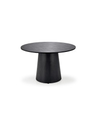 GINTER stół okrągły, czarny (2p1szt)