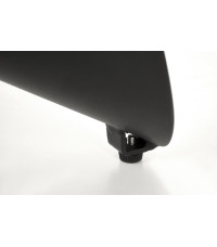 GIOVANI stół okrągły, blat - zielony marmur, nogi - czarny (2p1szt)