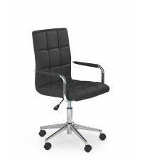 GONZO 2 fotel młodzieżowy czarny