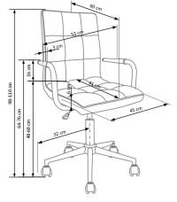 GONZO 2 fotel młodzieżowy różowy