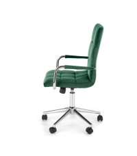 GONZO 4 fotel młodzieżowy ciemny zielony velvet (1p1szt)